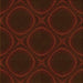 Round Patterned Red Brown Rug, pat56yw