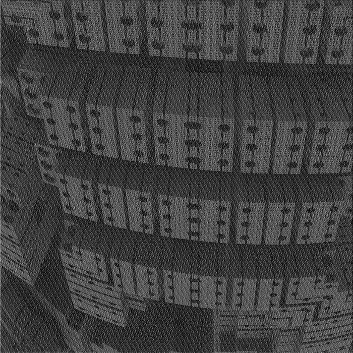 Round Machine Washable Transitional Charcoal Black Rug, wshpat560gry