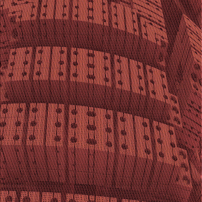 Patterned Maroon Red Rug, pat560rd