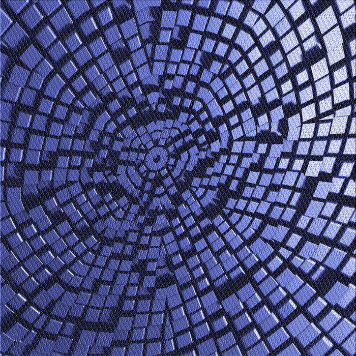 Round Machine Washable Transitional Light Slate Blue Rug, wshpat561blu