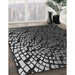 Patterned Gray Rug in Family Room, pat561gry