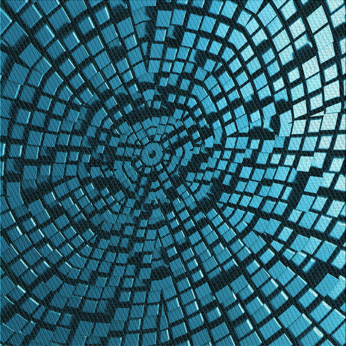 Round Machine Washable Transitional Dark Turquoise Green Rug, wshpat561lblu