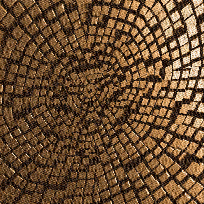 Round Machine Washable Transitional Night Red Rug, wshpat561org