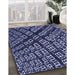 Machine Washable Transitional Purple Rug in a Family Room, wshpat562blu