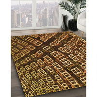 Patterned Red Rug, pat562org