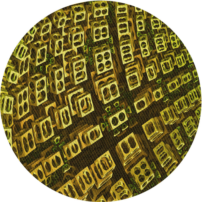 Square Patterned Red Rug, pat562yw