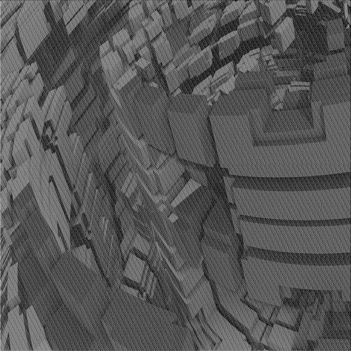 Round Machine Washable Transitional Dark Gray Black Rug, wshpat563gry