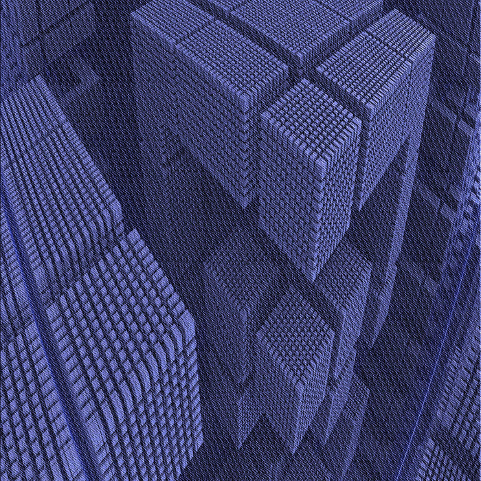 Patterned Royal Blue Rug, pat564blu