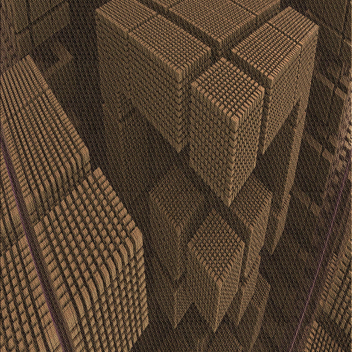 Machine Washable Transitional Saddle Brown Rug, wshpat564brn