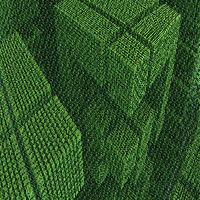 Machine Washable Transitional Dark Forest Green Rug, wshpat564grn