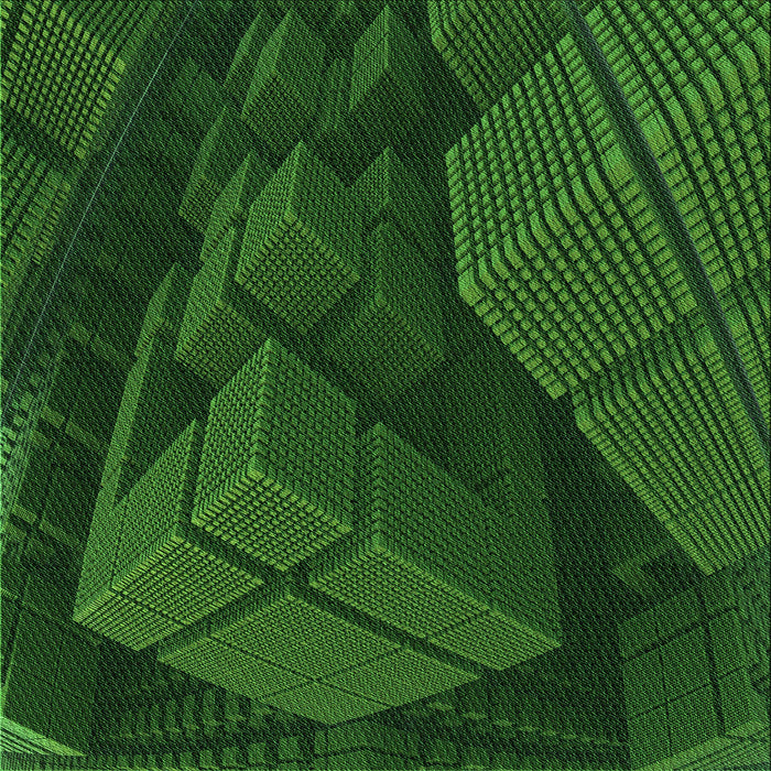 Round Machine Washable Transitional Dark Forest Green Rug, wshpat564grn