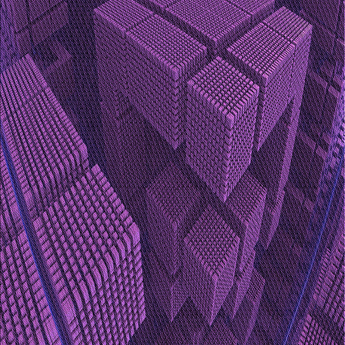 Machine Washable Transitional Dark Orchid Purple Rug, wshpat564pur