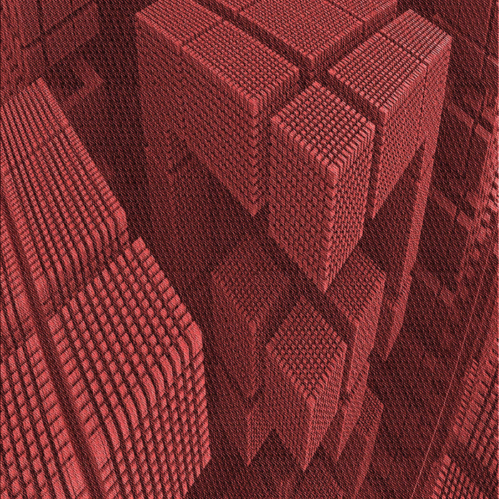 Patterned Red Rug, pat564rd