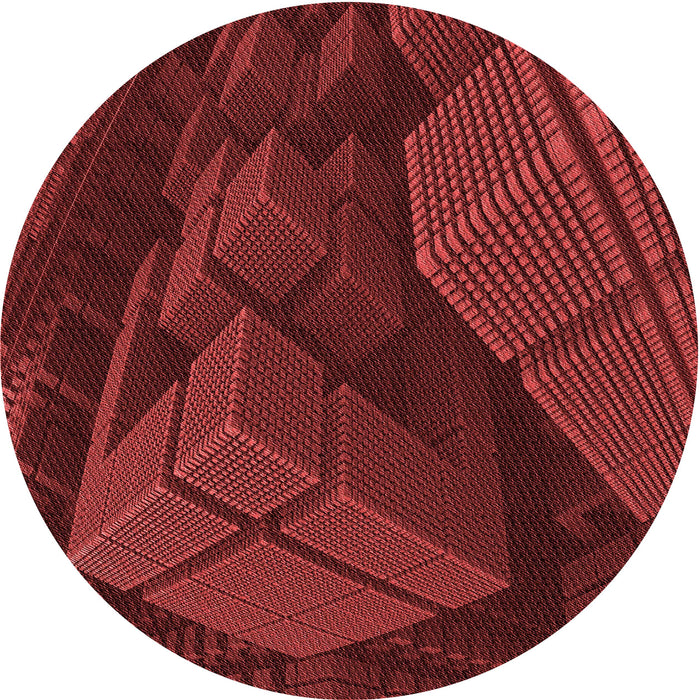 Square Machine Washable Transitional Red Rug in a Living Room, wshpat564rd