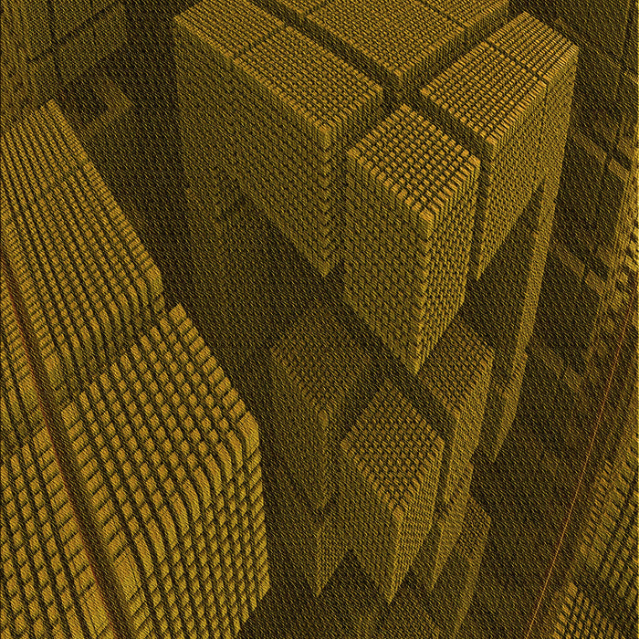 Patterned Black Brown Rug, pat564yw