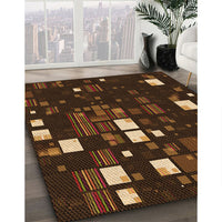 Patterned Light Brown Rug, pat565org