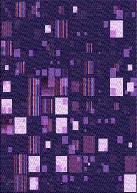 Machine Washable Transitional Purple Violet Purple Rug, wshpat565pur