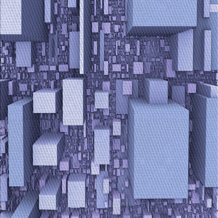 Machine Washable Transitional Deep Periwinkle Purple Rug, wshpat566blu