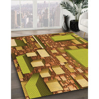 Patterned Yellow Rug, pat566org