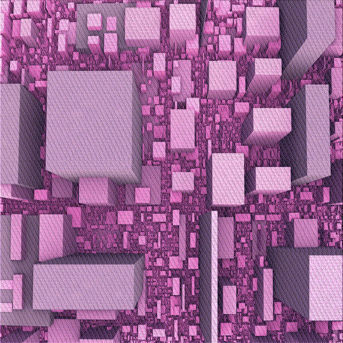 Round Patterned Dark Magenta Purple Rug, pat566pur