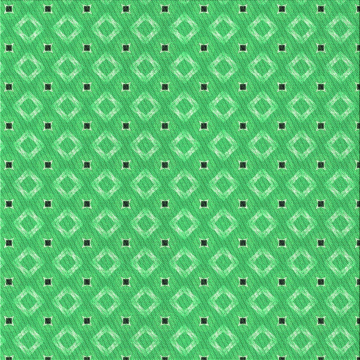 Round Machine Washable Transitional Neon Green Rug, wshpat567grn