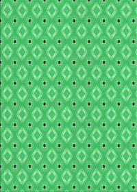 Machine Washable Transitional Neon Green Rug, wshpat567grn