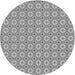 Square Patterned Cloud Gray Rug, pat567gry