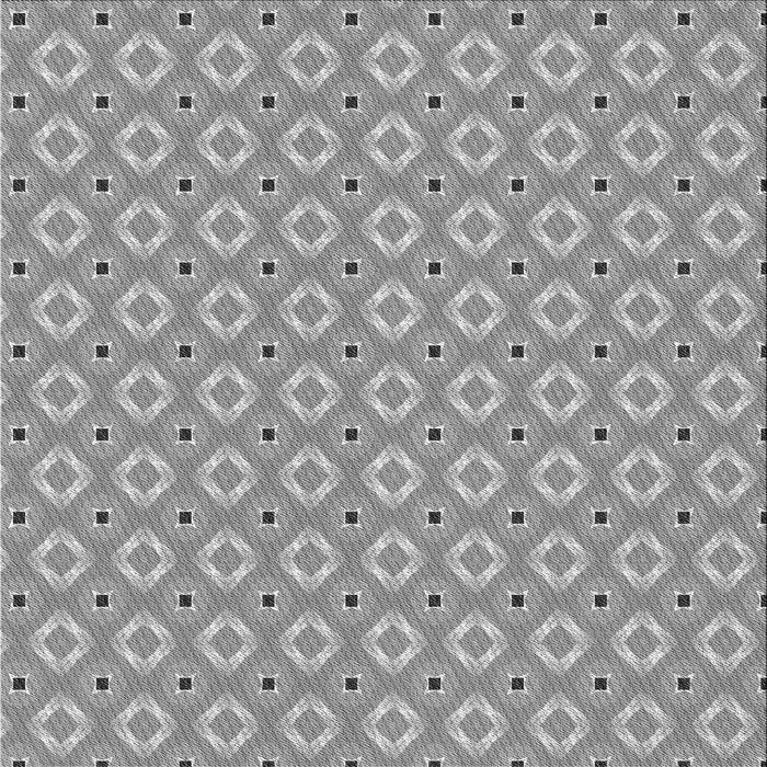 Round Patterned Cloud Gray Rug, pat567gry