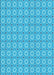 Patterned Bright Cyan Blue Rug, pat567lblu