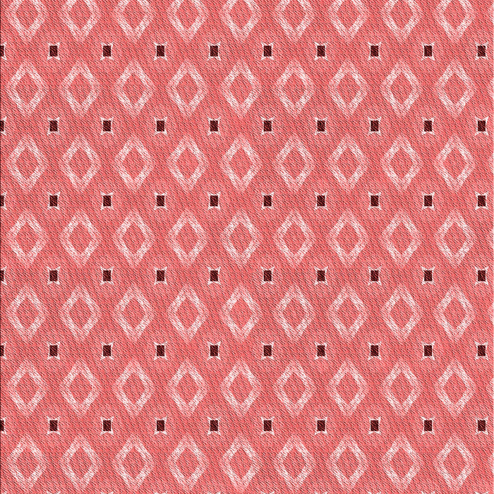 Machine Washable Transitional Fire Red Rug, wshpat567rd