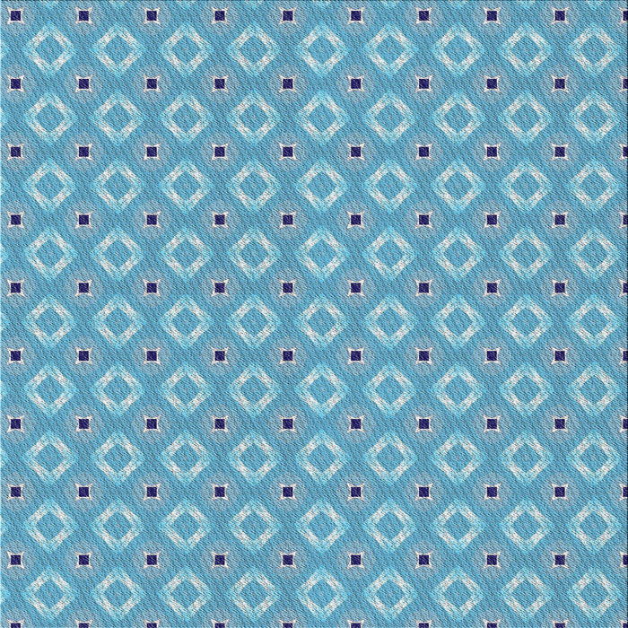 Sideview of Machine Washable Transitional Blue Rug, wshpat567