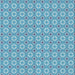 Sideview of Machine Washable Transitional Blue Rug, wshpat567