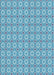 Patterned Blue Novelty Rug, pat567