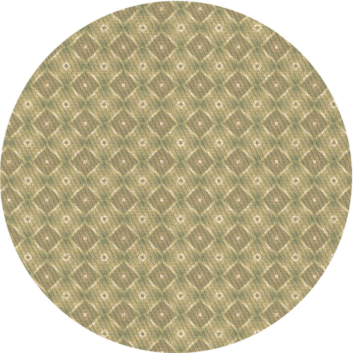 Square Patterned Brown Rug, pat568brn