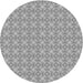 Square Patterned Cloud Gray Rug, pat568gry