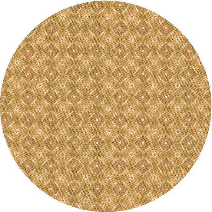 Square Machine Washable Transitional Orange Rug in a Living Room, wshpat568org