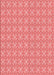 Patterned Light Coral Pink Rug, pat568rd