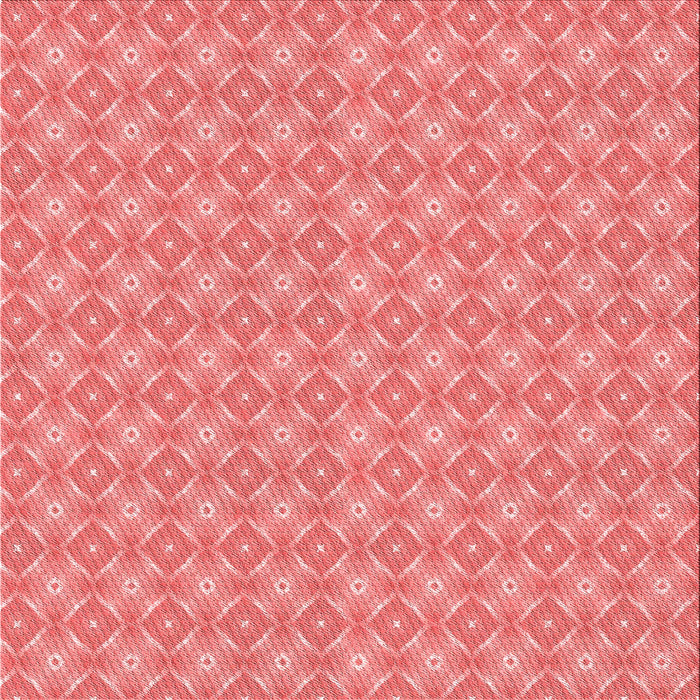 Round Machine Washable Transitional Light Coral Pink Rug, wshpat568rd