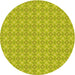 Square Patterned Pistachio Green Rug, pat568yw