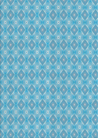 Machine Washable Transitional Blue Ivy Blue Rug, wshpat568