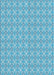 Machine Washable Transitional Blue Ivy Blue Rug, wshpat568