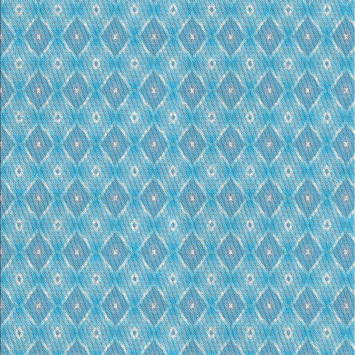 Machine Washable Transitional Blue Ivy Blue Rug, wshpat568