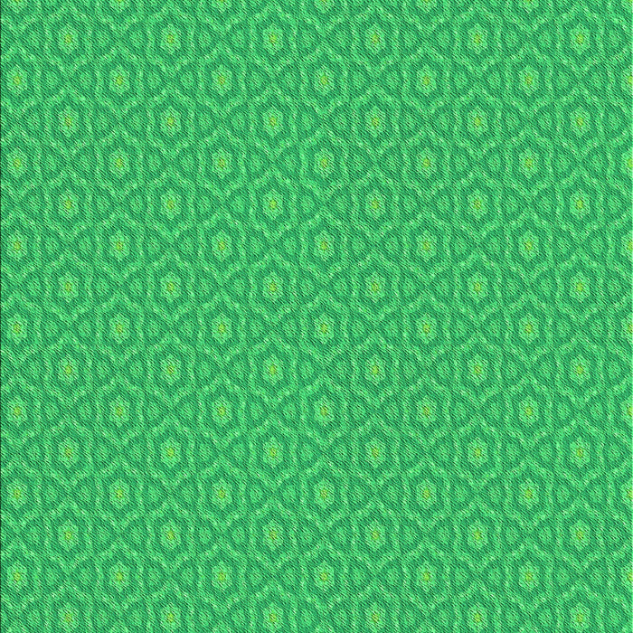 Machine Washable Transitional Neon Green Rug, wshpat569grn