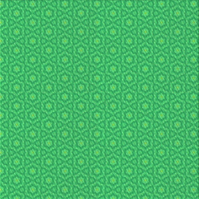 Round Machine Washable Transitional Neon Green Rug, wshpat569grn