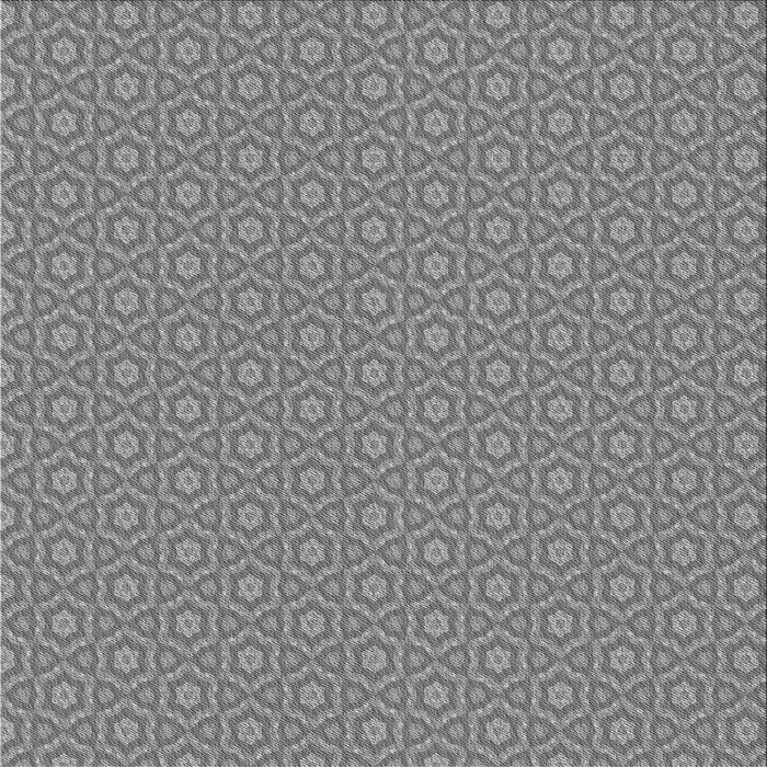 Round Patterned Dark Gray Rug, pat569gry