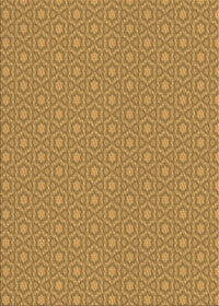 Machine Washable Transitional Dark Bisque Brown Rug, wshpat569org