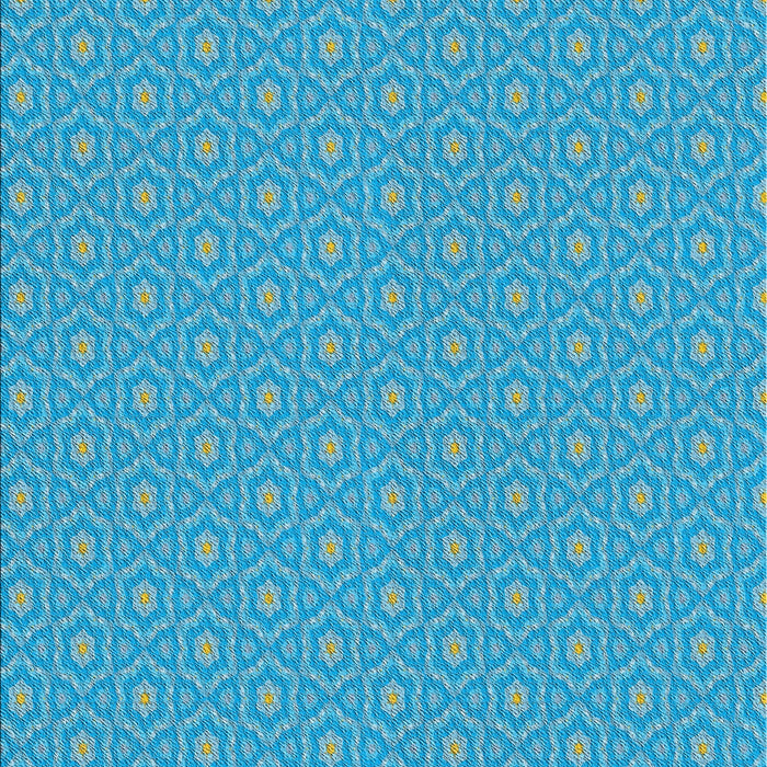 Machine Washable Transitional Bright Turquoise Blue Rug, wshpat569