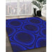 Machine Washable Transitional Earth Blue Rug in a Family Room, wshpat56