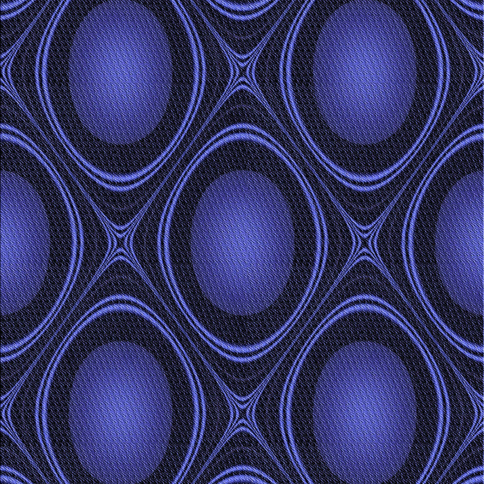 Square Patterned Blue Rug in a Living Room, pat57blu