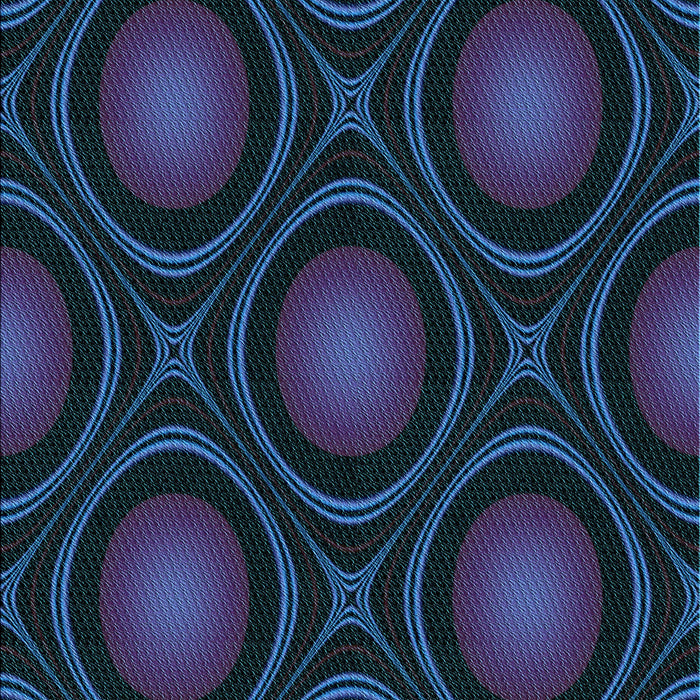 Square Patterned Blue Rug in a Living Room, pat57lblu